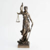 WU71832A4 Dama de la Justicia 31cm Bronce