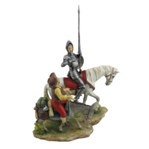 Don Quijote Caballo y Sancho 35Cm