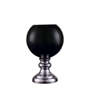 Centro de mesa - Jarrón decorativo de vidrio Black 38cm