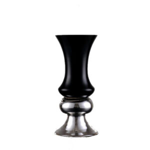 Florero Columna 41 Cm Black de vidrio marca Da Vinci