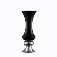 Florero Columna 55cm Black de vidrio marca Da Vinci