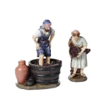 Aldeanos para pesebre el viñedo 2 piezas 11x8x15cm Santini a sido agregado a favoritos