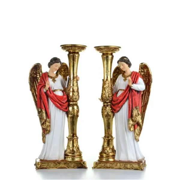 Candelabro Vela angel 51cm (el precio incluye 2  piezas)