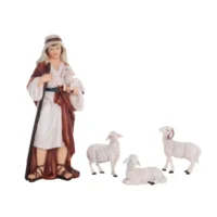 066-490569 Pastor con Ovejas 4 piezas 19.5cm Santini
