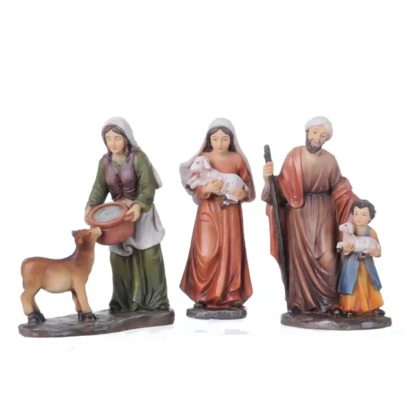 Aldeanos El Pastoreo 3pz 16.5cm Santini