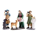 Aldeanos para pesebre artesanos 15cm 3 piezas Santini a sido agregado a favoritos