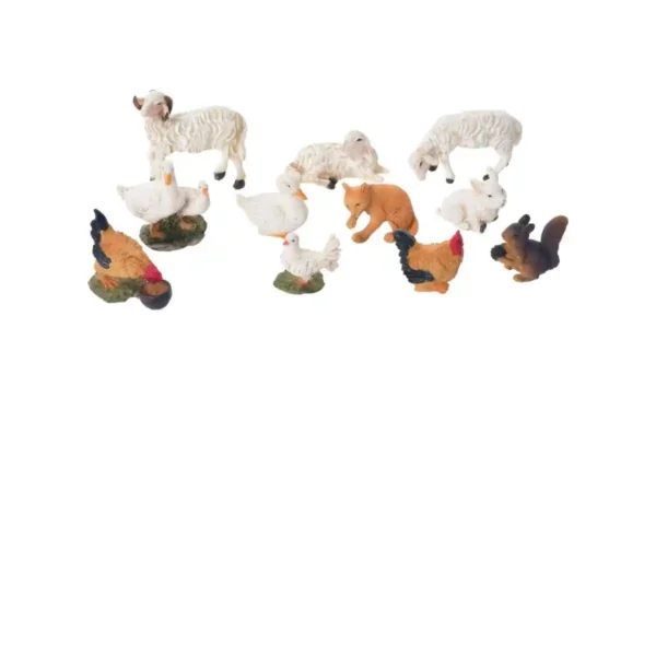 Animales para pesebre 11 piezas  5cm   Santini