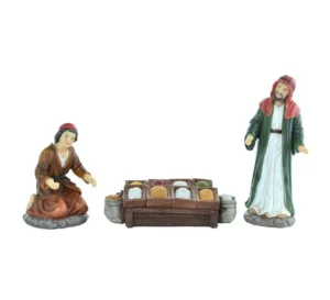 Aldeanos tienda de grano
