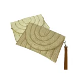 Cartera casual elegante con tejiido de mimbre a sido agregado a favoritos