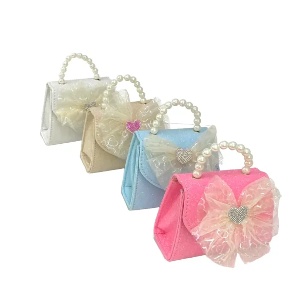 Bolso pequeño de niña con moño