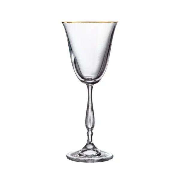 231-1SF58K-1001-0-230116-185-661 Copas vino Fregata 185ml set x 6 pz Borde dorado