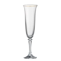 23L-1SC33K-1001-0-230116-175-669 Copas flauta champagne x 6pz Branta 175ml Borde dorado