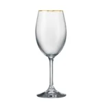 Copas de vino x 6pz  Sylvia 250ml |Borde dorado a sido agregado a favoritos