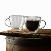 pocillos doble pared de borosiicato