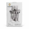 cubiertos_empaque Cubiertos acero inoxidable 24pc Premium