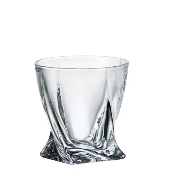Vasos whisky cristal 340ml - Quadro  set 6pc