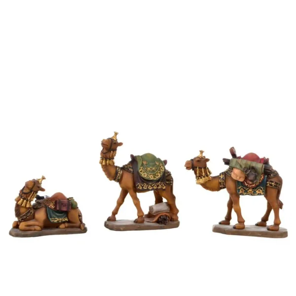 Camellos Pesebre 3pz  12.5cm