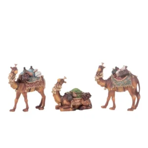 Camellos Pesebre 3pz 15cm