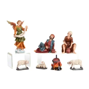 Aldeanos La Anunciación de los Pastores 7pz 15cm
