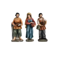 Aldeanos Para Pesebre el leñador 3pz 15cm