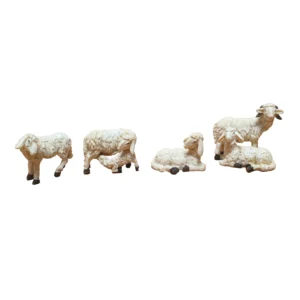 Ovejas Amamantando 4pz 6cm