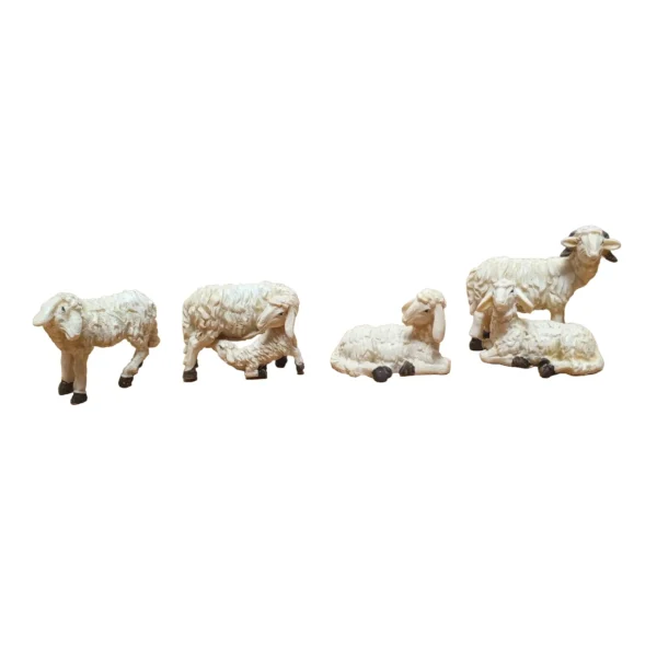 Ovejas Amamantando 4pz 6cm