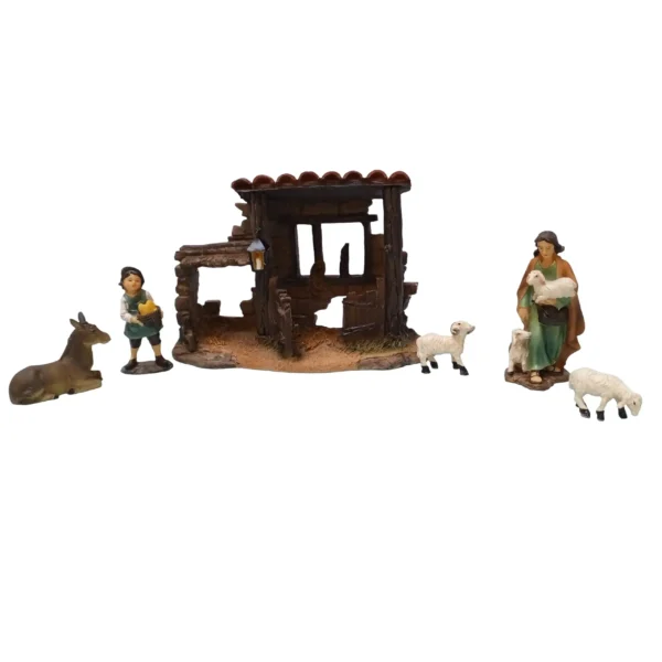 Aldeanos Para Pesebre Establo 6pz