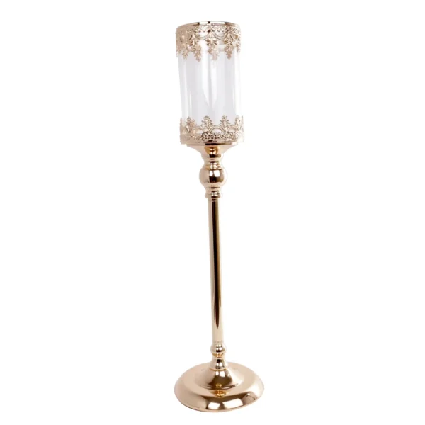 049-591170 Candelabro Bricero Gold 15X15X60cm