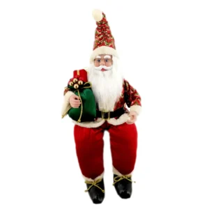 Papá Noel Sentado - Bolsa Regalos 66cm Santini