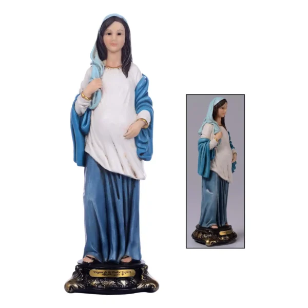 Virgen de La Dulce Espera 20cm 8"