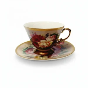 Pocillos de café vintage 6pz 220ml Spring